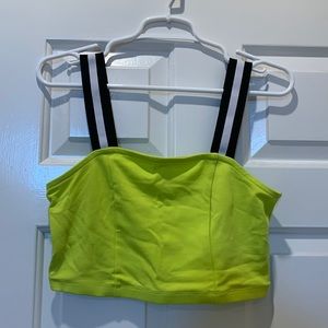 Lime Green Crop Top
